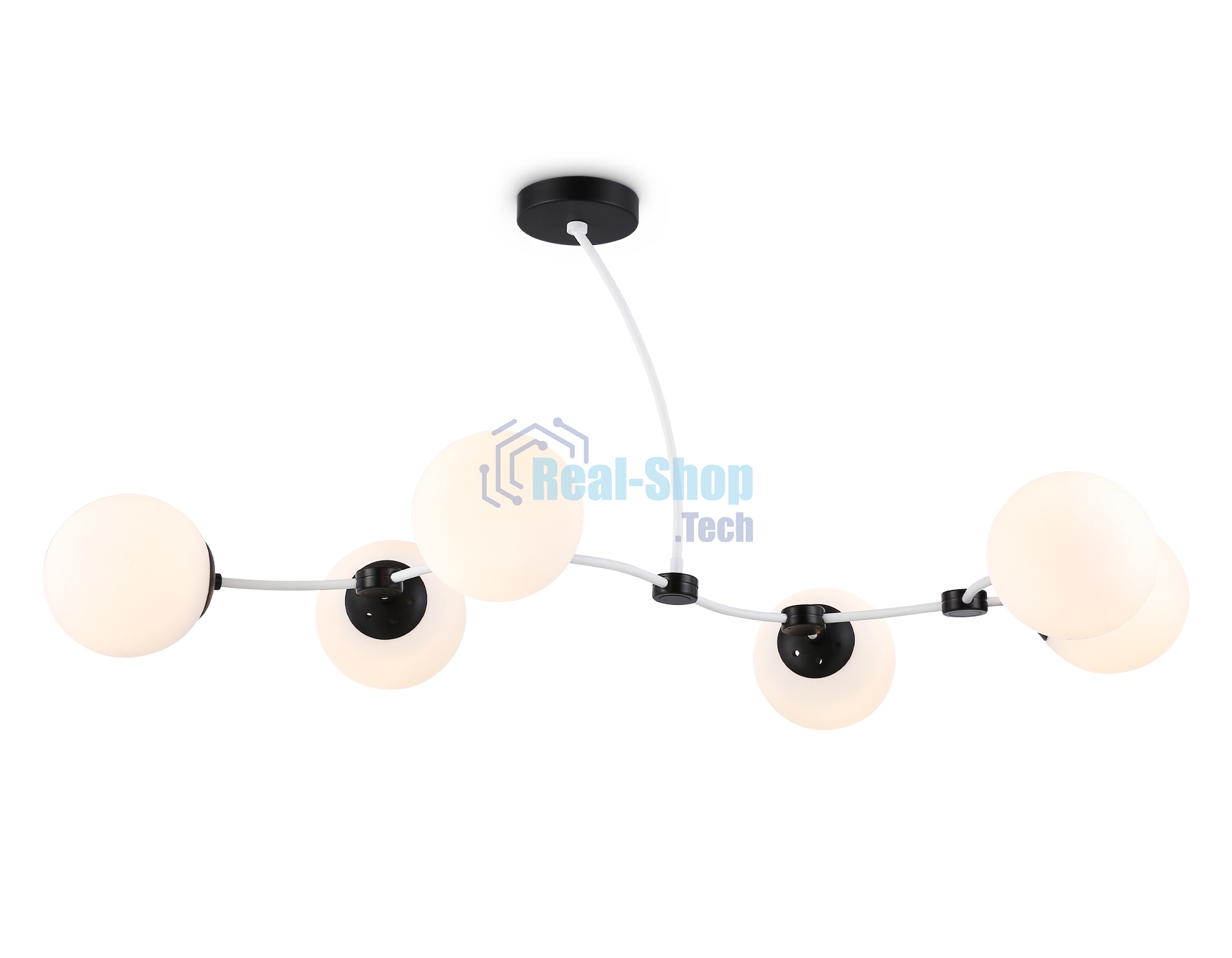 Светитльник Ambrella Light TR2552/6 WH/BK белый/черный E27/6 max 60W 1160*600*450