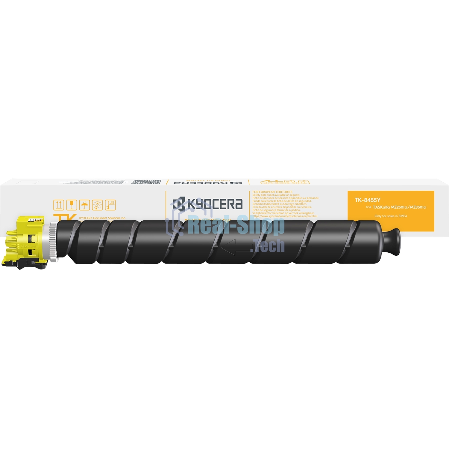 Тонер-картридж Kyocera TK-8455Y желтый (12k)