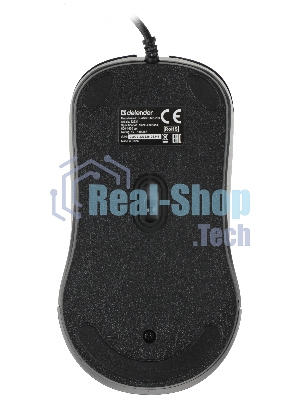 Мышь проводная Defender Classic MB-230 черный, 1600 dpi, USB, кнопки - 4