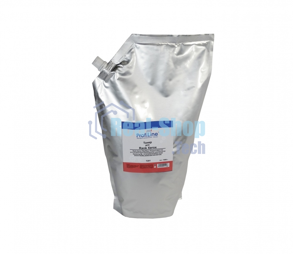 Тонер ProfiLine для принтеров Rank Xerox P8e/P8ex/Phaser3100/3110/3117/3122/3124/3125/3210/3310/3300/Lexmark E210/Samsung ML-1210/3050/3470/SCX 5330/5530/4100/ML2850D/2851ND/2851DK 1000гр (T201) пр-во TTI Фасовка РФ SOFT