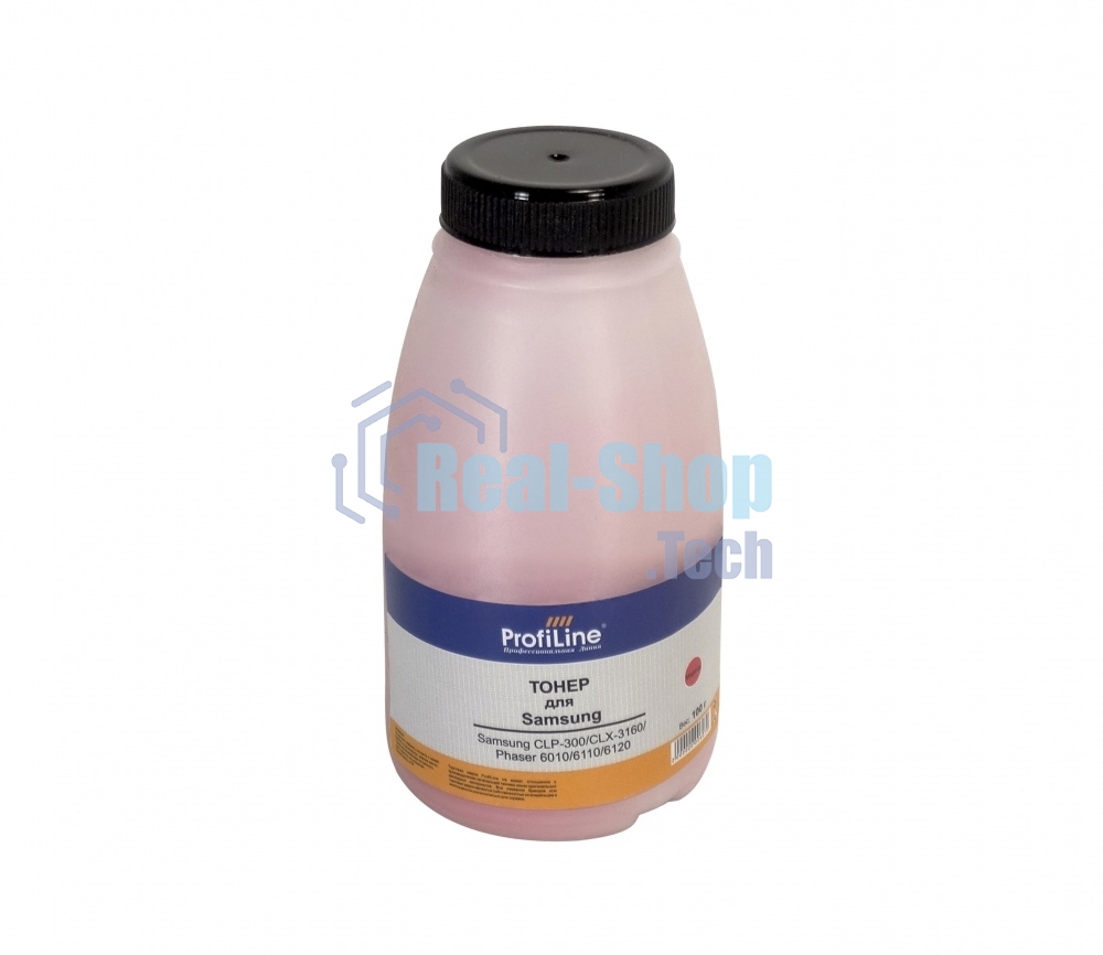 Тонер ProfiLine для принтеров Samsung CLP-300/CLX-3160/Phaser 6010/6110/6120/WC 6000/6015 magenta 100гр Фасовка РФ