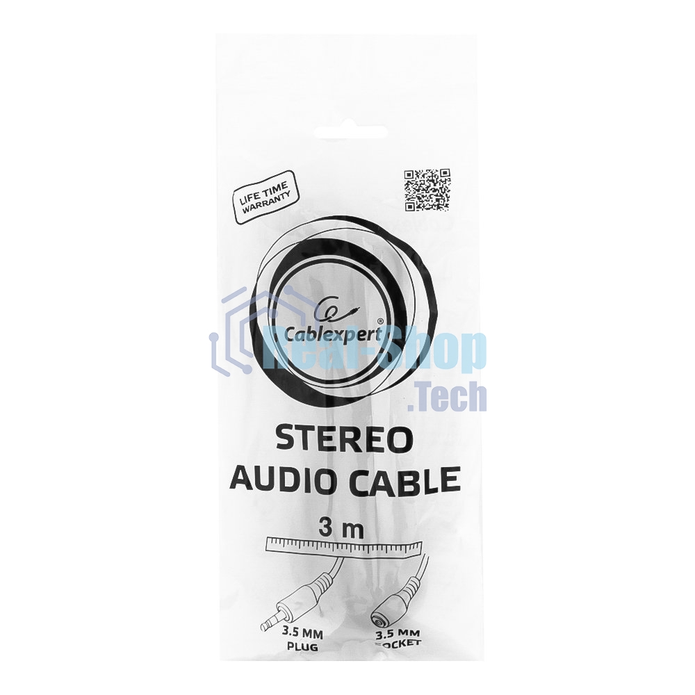 Кабель аудио удлинит. Gembird, Jack3.5, 3м