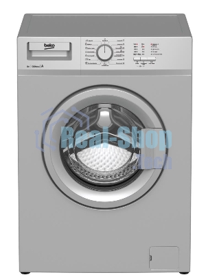 Стиральная машина Beko WRS 55P1 BSS 7320510018 серебристый, загрузка фронтальная 5 кг, 1000 об/мин., класс: А