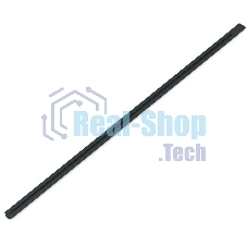 Шинопровод Gauss встраиваемый 2м черный (с адаптером питания и заглушкой)