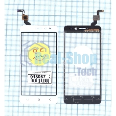 Сенсорное стекло (тачскрин) для Lenovo K6, белое