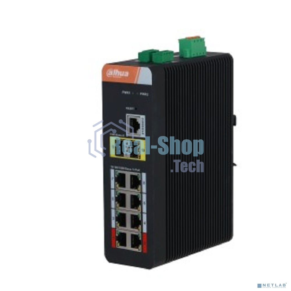 Коммутатор Dahua DH-IS4210-8GT-120 8x1 Гбит/с 2SFP 8PoE 120W управляемый