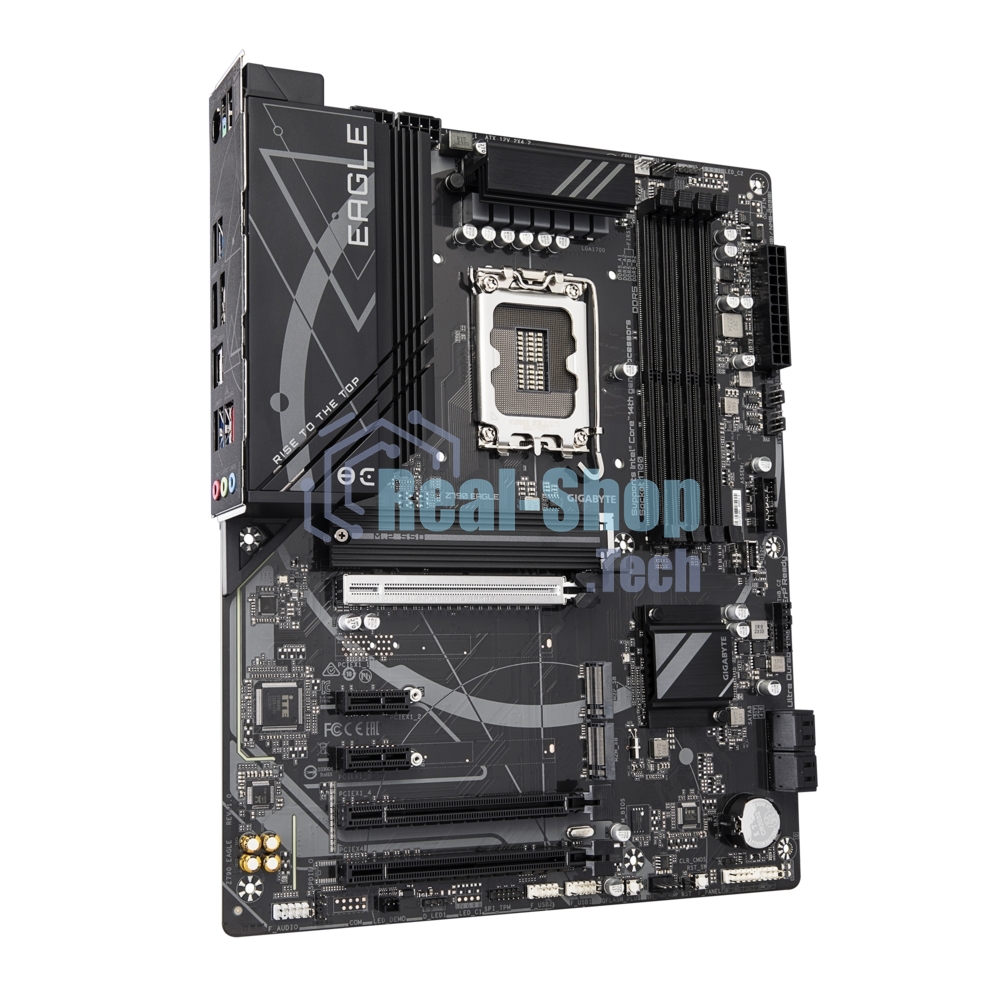 Материнская плата Gigabyte Z790 EAGLE, LGA 1700, Intel Z790, 4xDDR5, 4xSATA, 3xM.2, 1xPCIe 5.0 x16, 1xPCIe 4.0 x4, 1xPCIe 3.0 x1, 1xHDMI, 1xDP, 1x 2.5Gb LAN, 4xUSB-A 3.2 Gen 1, 1xUSB-A 3.2 Gen 2, 2xUSB-A 2.0, 1xUSB-C 3.2 Gen 2, 3x3.5 мм, 7.1, ATX
