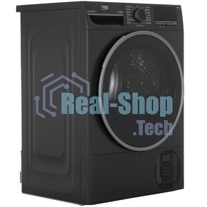 Сушильная машина Beko B3T47239A антрацит, 7 кг, сушка - тепловой насос, программ - 15, 59.7 x 84.6 x 54.3 см