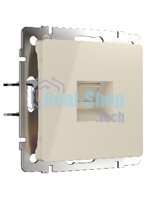 Телефонная розетка RJ-11 (слоновая кость)