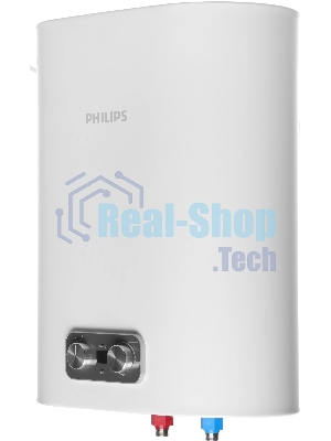 Водонагреватель электрический Philips YB AWH1615/51(30YB) белый, накопительный, 30 л, 2 кВт, настенный, вертикальный, плоский корпус, бак из нержавеющей стали, сухой ТЭН, механическое управление с LED-дисплеем