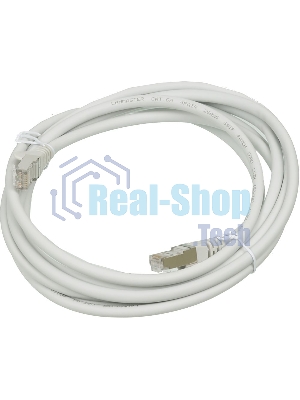 Кабель Патч-корд LANMASTER FTP LAN-PC45/S6A-3.0-GY вилка RJ-45-вилка RJ-45 Cat.6А 3м серый LSZH (уп.:1шт)