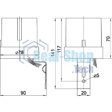 Фотореле ФР 602 5500ВА IP44 сер. ИЭК LFR20-602-4400-003