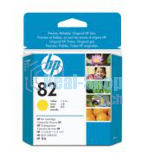 Картридж струйный HP №82 CH568A желтый для HP DJ 510 (28мл)