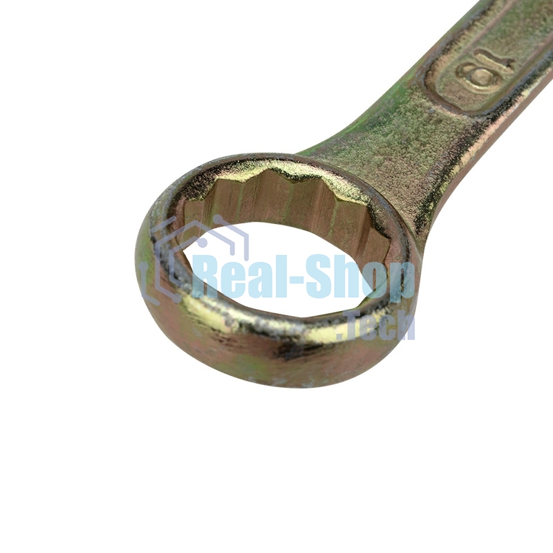 Ключ комбинированный Rexant 19 мм, желтый цинк