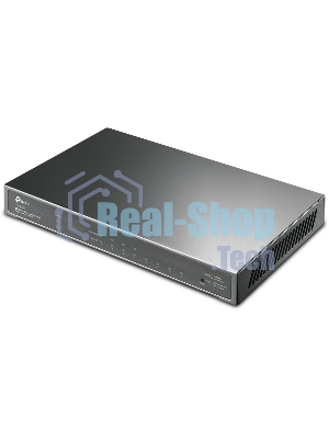 Коммутатор TP-Link JetStream 8-Port Gigabit Smart Switch with 4-Port PoE+, 4× Gigabit PoE+ Ports, 802.3at/af, 62 W PoE Power, Desktop Steel CaseIntegration with Omada SDN Controller, 802.1Q VLAN, STP/RSTP/MSTP, IGMP Snooping, 802.1p/DSCP QoS, ACL, 802.1x, Radius/Tac