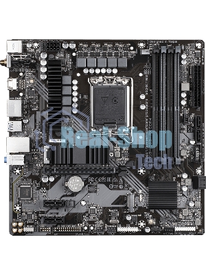 Материнская плата Gigabyte B760M DS3H AX DDR4 (V1.2/V1.3), LGA 1700, Intel B760, 4xDDR4, 4xSATA, 2xM.2, 1xPCI-E 4.0 x16, 2xPCI-E 4.0 x1, 1xHDMI, 2xDP, 1x 2.5Gb LAN, 3xUSB 3.2 Gen 1, 2xUSB 2.0, 3x3.5 мм, 7.1, Micro-ATX