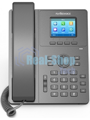 Телефон IP Flyingvoice P11P серый (упак.:1шт)