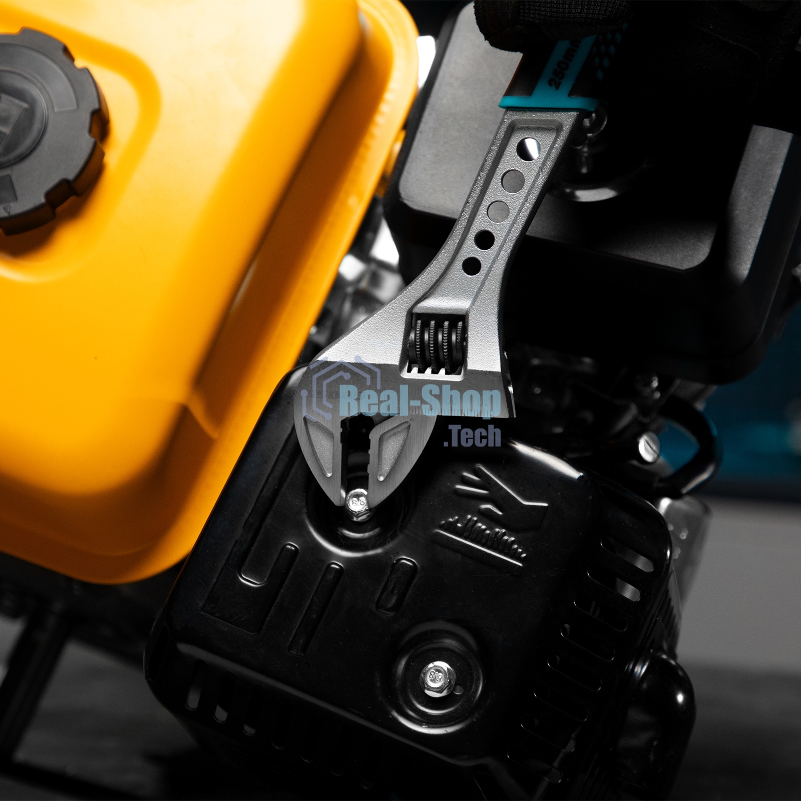 Ключ разводной Gross 15562 250 мм,CrV, двухкомпонентная ручка