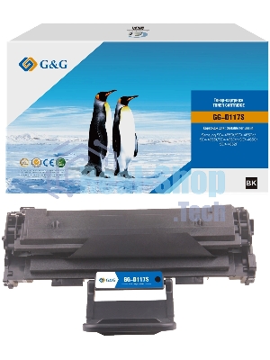Картридж лазерный G&G GG-D117S (MLT-D117S) черный (2500 стр.) для Samsung SCX-4650f/SCX-4650n/SCX-4655f/SCX-4650fn/SCX-4650/SCX-4652F