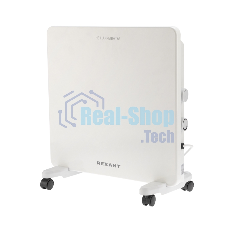 Конвектор Rexant 60-0093, белый, 1000 Вт, 15 м2, механический термостат