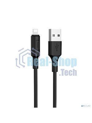 Кабель USB 2.0 HOCO X25, AM/Lightning M, черный, 1м