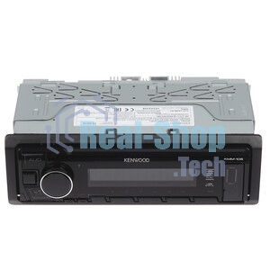 Автомагнитола Kenwood KMM-105M, 1 DIN, USB Type-A, AUX, съёмная панель