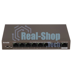 Коммутатор 9PORT 10/100M POE TEF1109P-8-63W Tenda