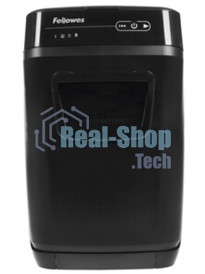 Шредер Fellowes AutoMax 150C FS-46801(01/02)* (секр.P-4)/фрагменты 4x38 мм,/150лист./32лтр./Уничт:скрепки, скобы, пл.карты,CD диски