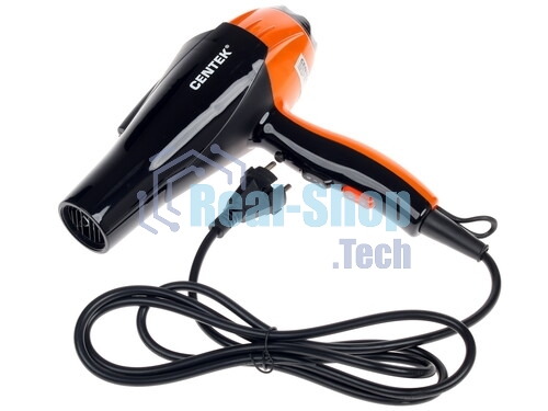 Фен Centek CT-2226 черный/оранжевый, 2200 Вт