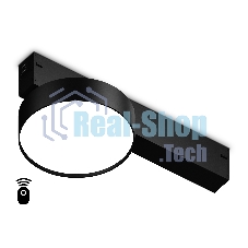 Управляемый светодиодный светильник для шинопровода Magnetic Ambrella light GL1381 BK черный IP20 15W 3000K-6400K 220V 120° D115/232*115*77 (Без ПДУ)
