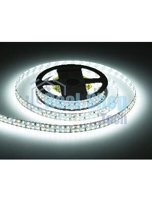 Светодиодная лента Ambrella light GS3703 2835 240Led /24W m/ 24V IP20 6500K/ 5000*14*1.2mm (2 конт.)