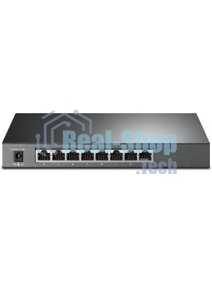 Коммутатор TP-Link JetStream 8-Port Gigabit Smart Switch with 4-Port PoE+, 4× Gigabit PoE+ Ports, 802.3at/af, 62 W PoE Power, Desktop Steel CaseIntegration with Omada SDN Controller, 802.1Q VLAN, STP/RSTP/MSTP, IGMP Snooping, 802.1p/DSCP QoS, ACL, 802.1x, Radius/Tac