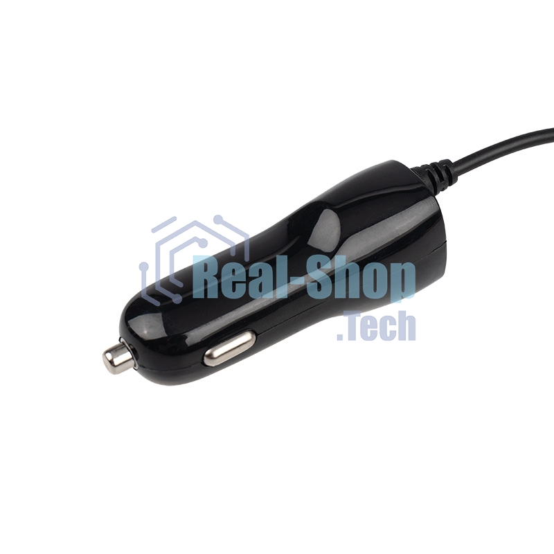 Автозарядка в прикуриватель Rexant microUSB (АЗУ) (5 V, 1000 mA) шнур спираль 1.2 м черный