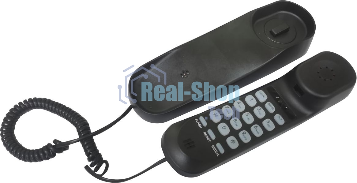 Телефон проводной Ritmix RT-002 черный