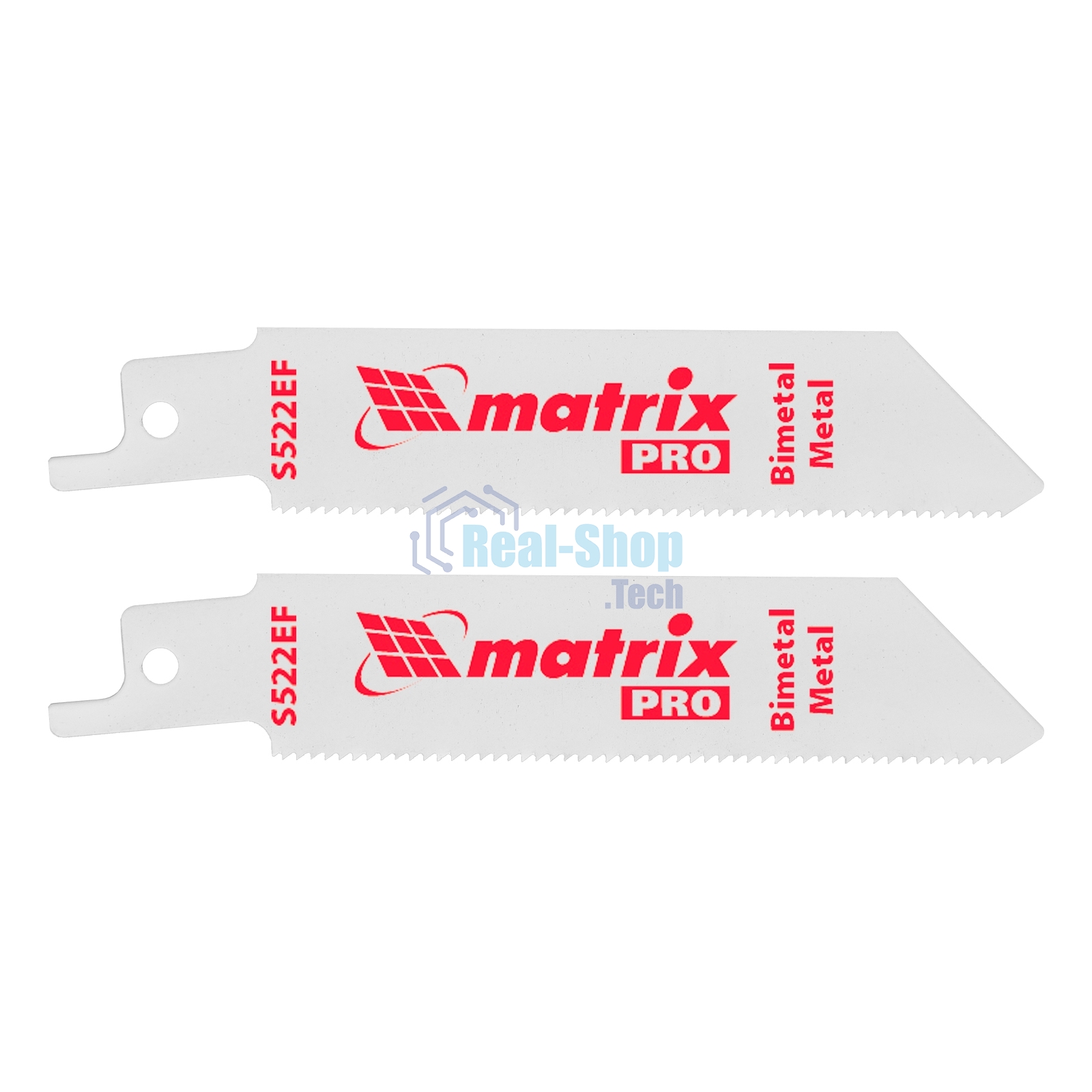 Полотна по металлу Matrix для сабельной пилы S522EF 75/1,4 мм, Bimetal, 2 шт., PRO