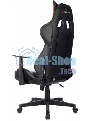 Кресло Zombie Game Penta черный/красный, экокожа, 120 кг, механизм качания