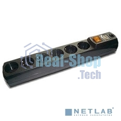 Сетевой фильтр Most H6 5м (6 розеток) черный (коробка)