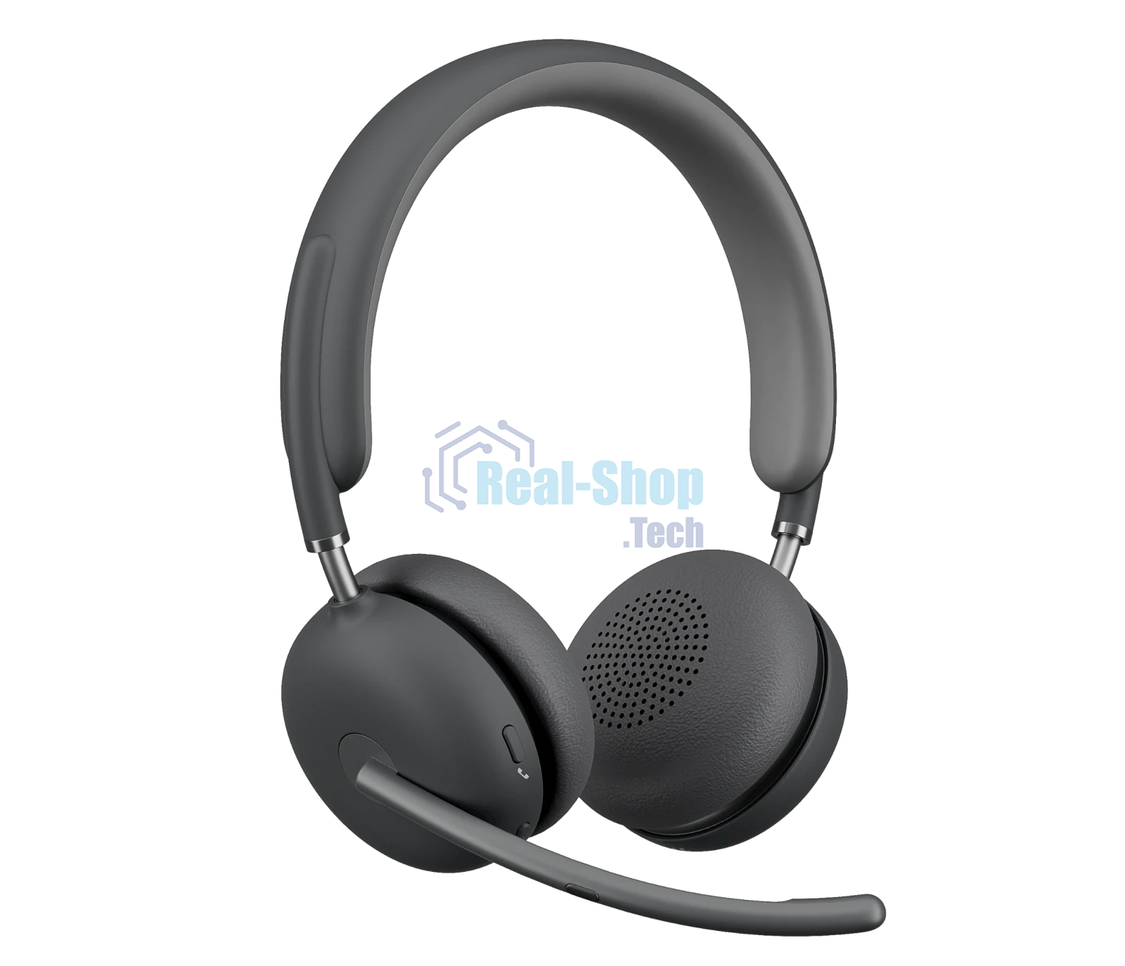Гарнитура Logitech Zone Wireless 2 UC Graphite серый, беспроводная, Bluetooth 5.2, ANC