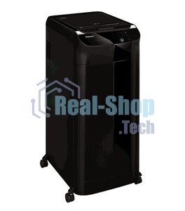 Шредер Fellowes AutoMax 450C черный с автоподачей (секр.P-4) фрагменты 450лист. 68лтр. скрепки скобы пл.карты CD