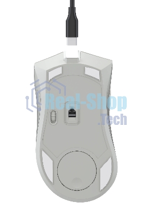 Мышь беспроводная A4Tech Bloody R90 Plus белый, 5000 dpi, USB Type-A, радиоканал, кнопки - 8