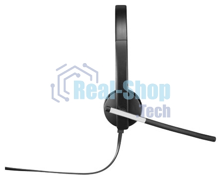 Гарнитура проводная с микрофоном Logitech H650E черный 1.1м 981-000519