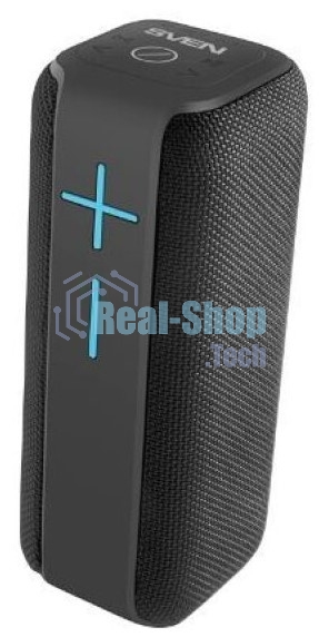 Акустическая система 2.0 SVEN PS-205, черный мощность 2x6 Вт (RMS), Waterproof (IPx6), TWS, Bluetooth, FM, USB, microSD, встроенный аккумулятор