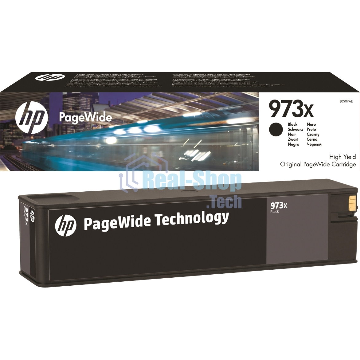 Картридж струйный HP 973XL L0S07AE черный для HP PW Pro 477dw/452dw 10000 стр.