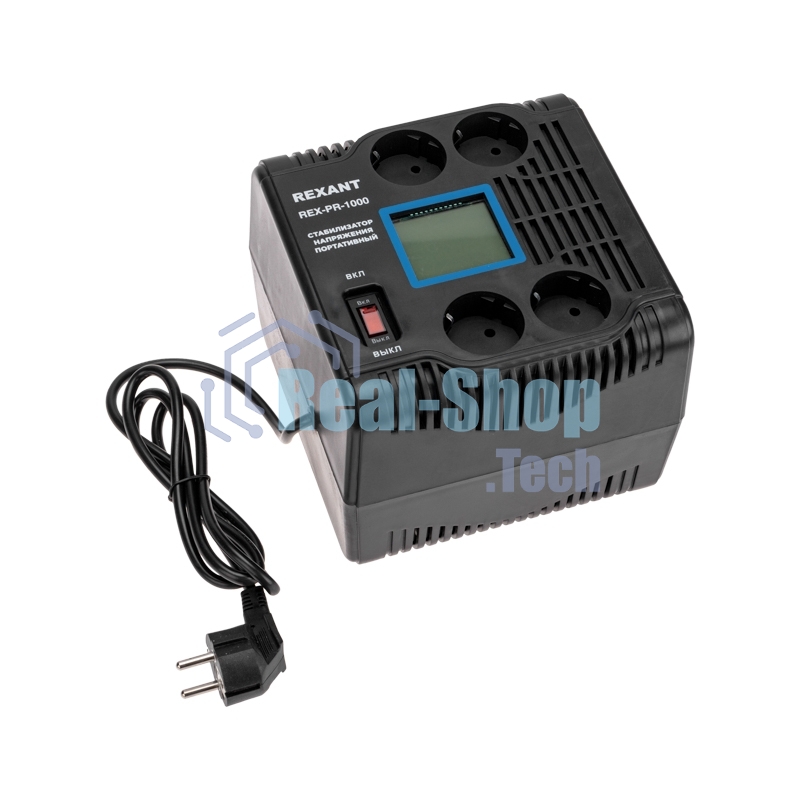 Стабилизатор напряжения портативный Rexant REX-PR-1000
