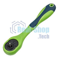 Ключ трещотка Сибртех двухкомпонентная рукоятка 1/4