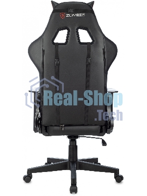 Кресло Zombie Game Penta черный/красный, экокожа, 120 кг, механизм качания