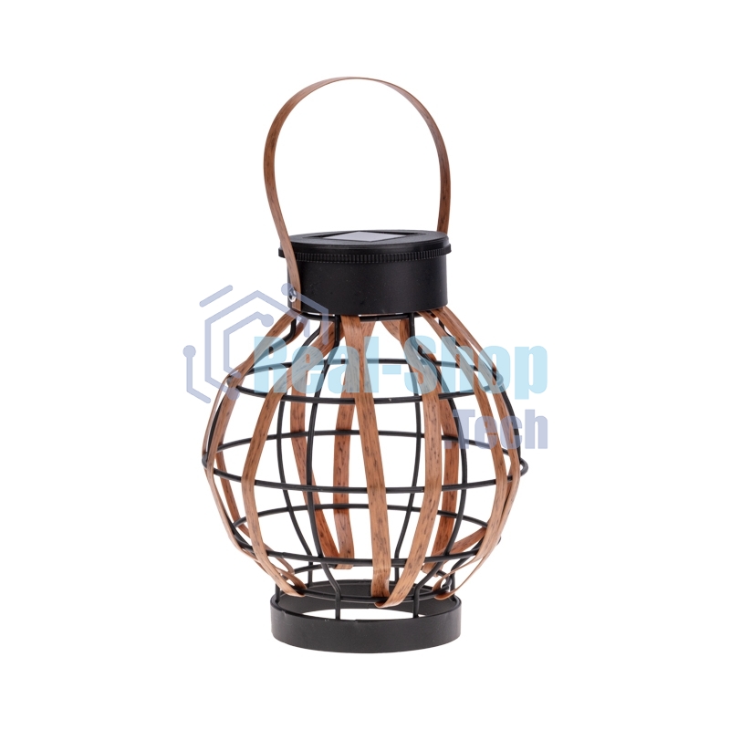 Светильник садовый Rexant Бамбук, 18см, 3000К, встроенный аккумулятор, солнечная панель, коллекция Бали