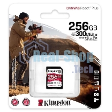 Флеш карта SDXC 256Gb Class10 Kingston SDR2/256Gb Canvas React Plus w/o adapter