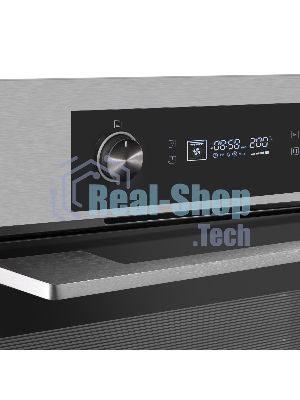 Шкаф духовой электрический Maunfeld AEOH60102S, 60л, дверца с 3 стеклами, нержавеющая сталь