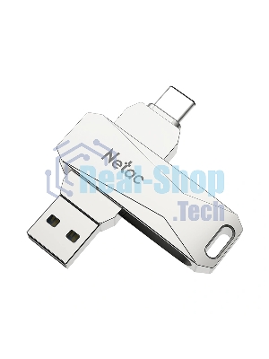 Флешка USB Netac U782C NT03U782C-032G-30PN dual USB 3.0+TypeC 32Gb, retail version